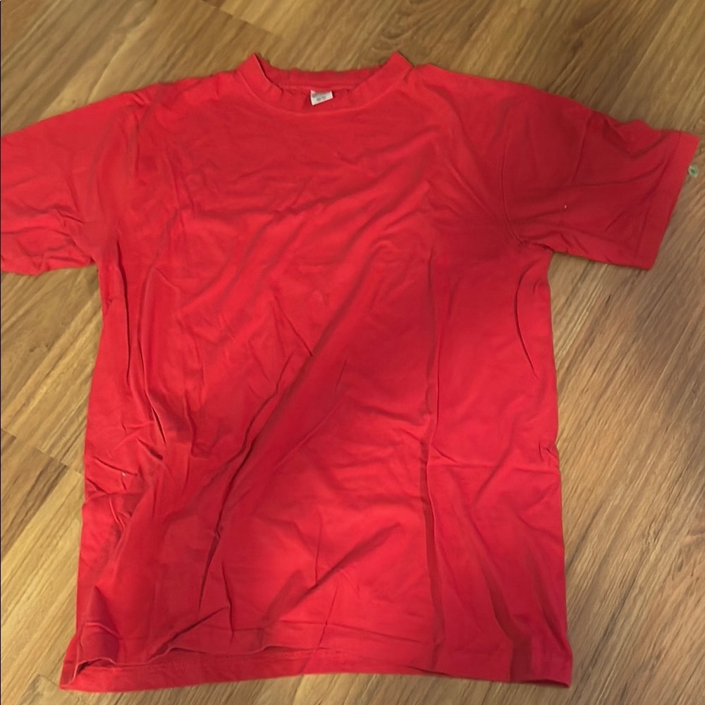Vibrant Red Short Sleeve Tee